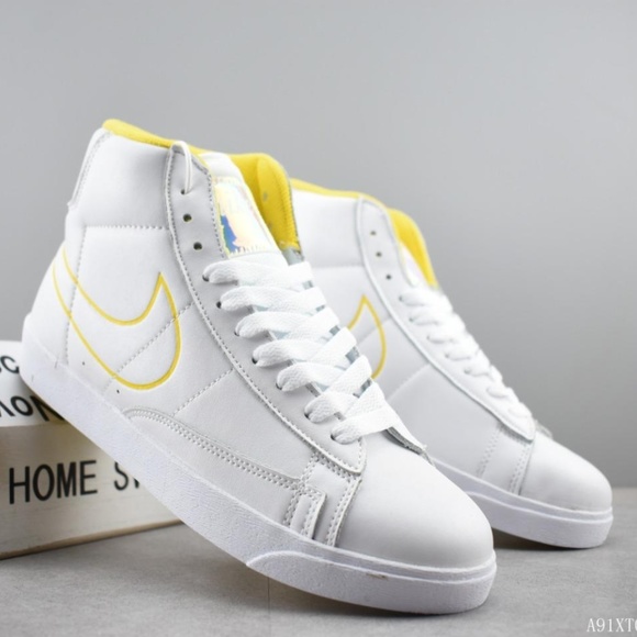 nike blazer mid womens gold